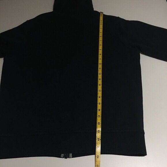 Nike Mens Medium Hoodie Sweatshirt Black Full Zip - Picture 6 of 6